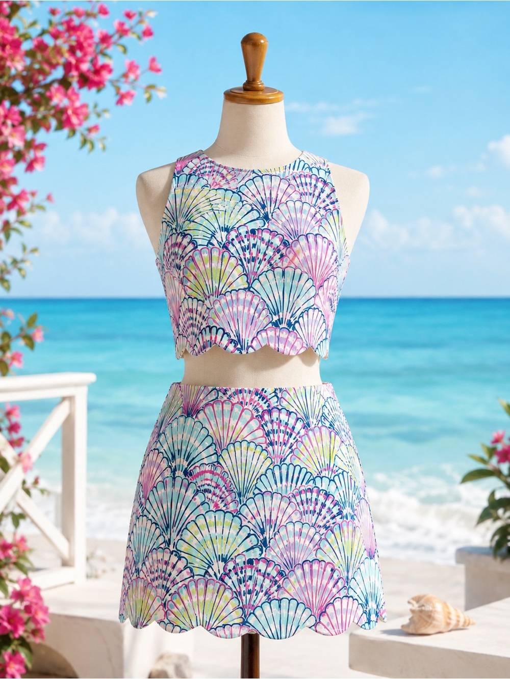 Lilly Pulitzer set  skirt and top size 10
